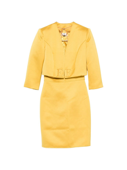Elisabetta Franchi V-neck Midi dress
