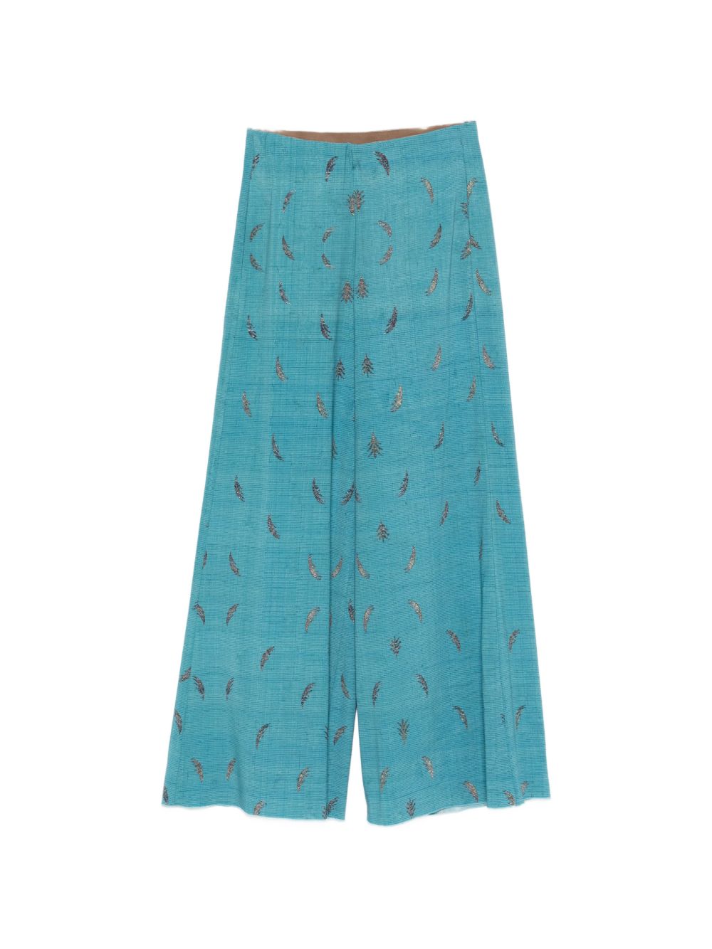 Pierre Louis Mascia Printed silk trousers