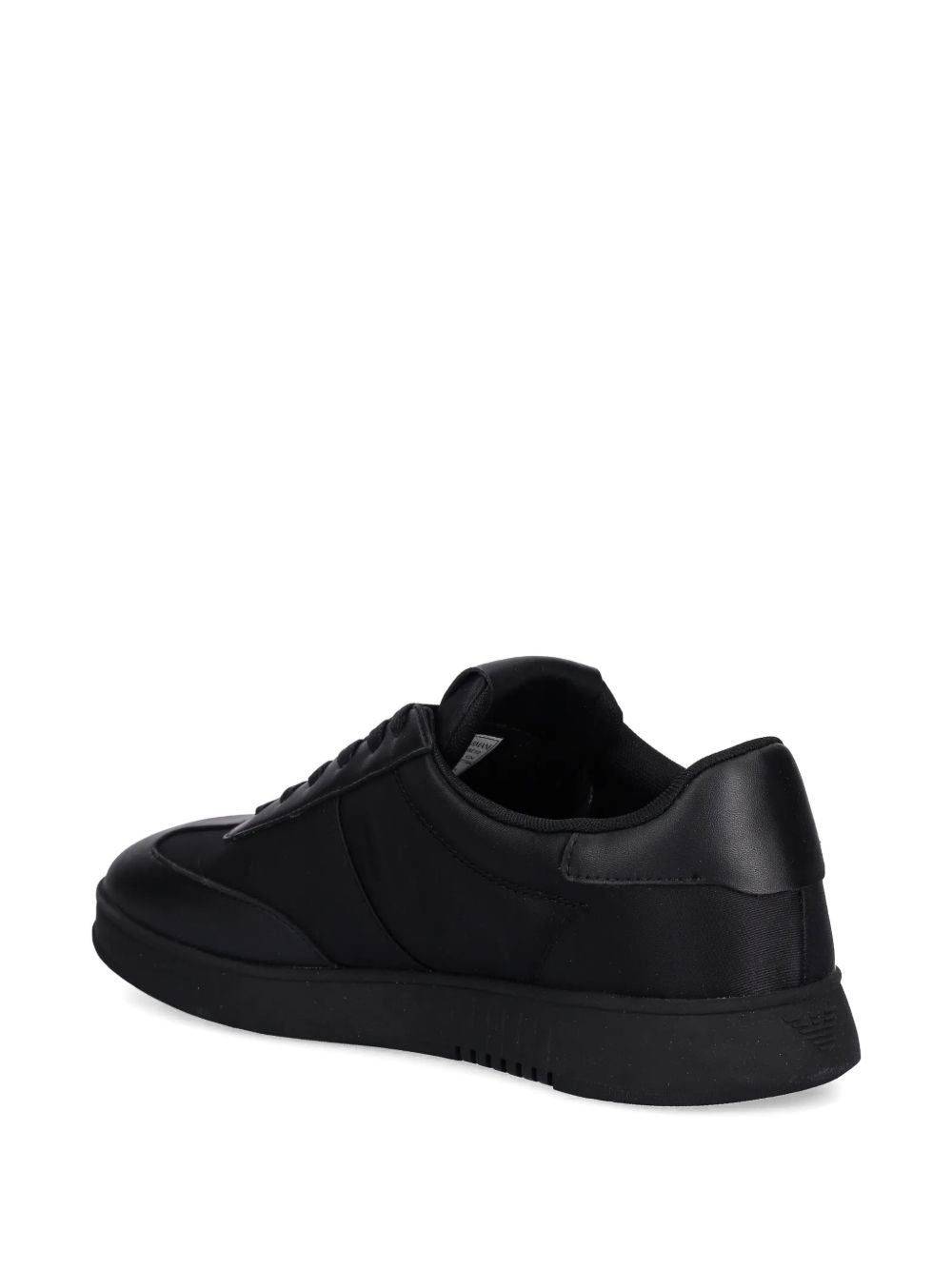 Emporio Armani Nylon sneakers with leather details