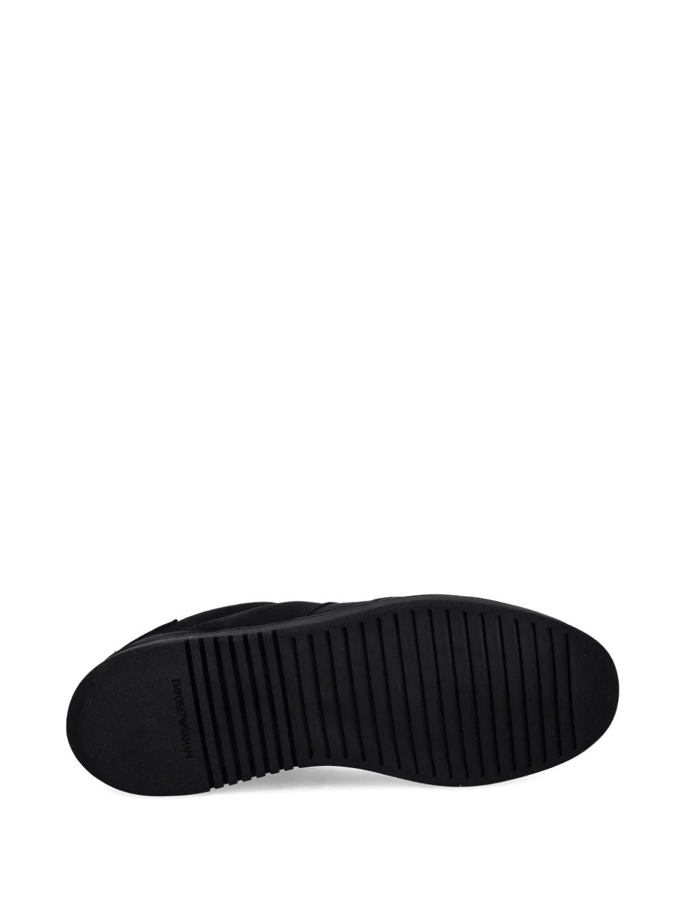 Emporio Armani Nylon sneakers with leather details