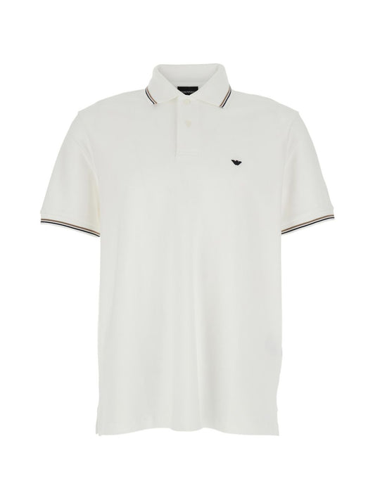 Emporio Armani Logo cotton polo shirt