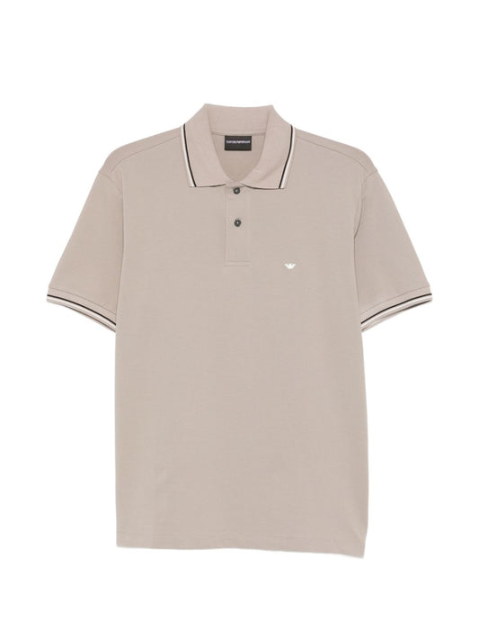 Emporio Armani Logo cotton polo shirt