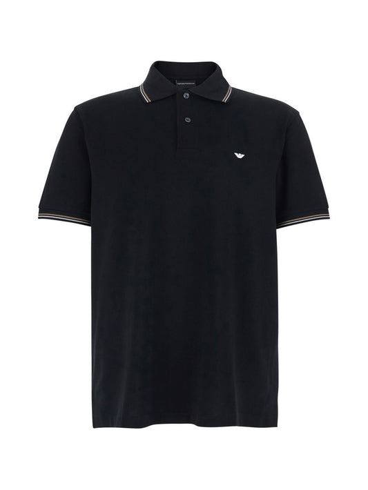 Emporio Armani Logo cotton polo shirt