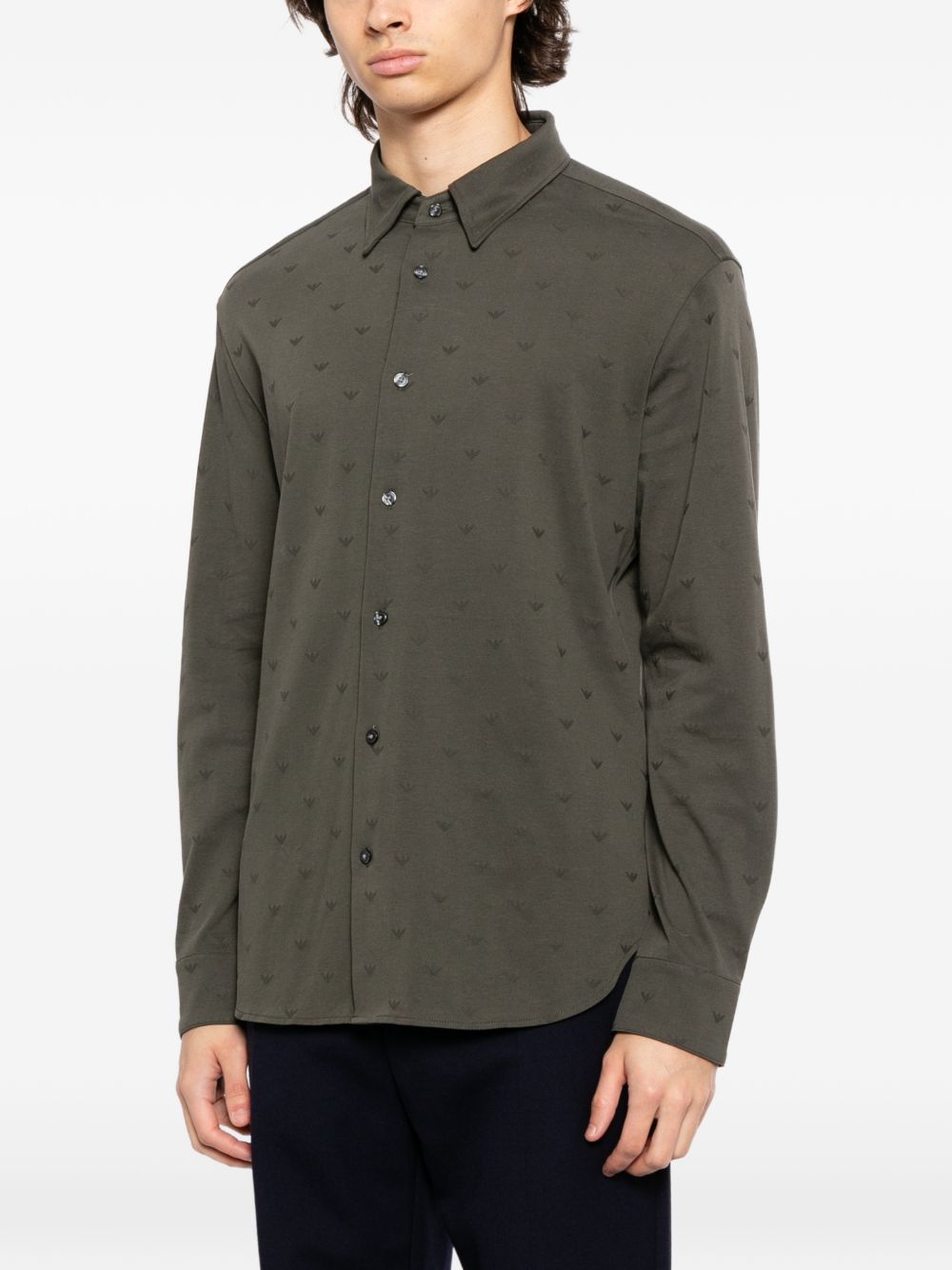 Emporio Armani Logo cotton shirt