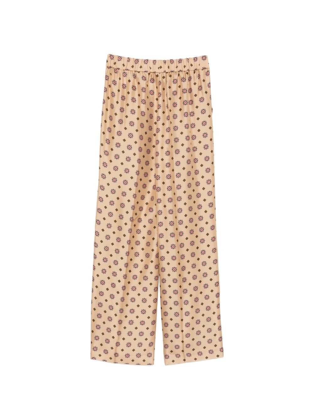 Alberto Biani Printed silk trousers