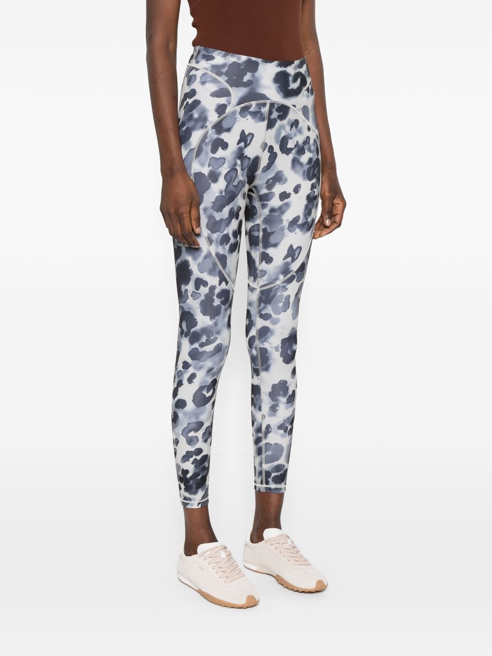 Adidas By Stella McCartney Animal Print 7/8 Leggings