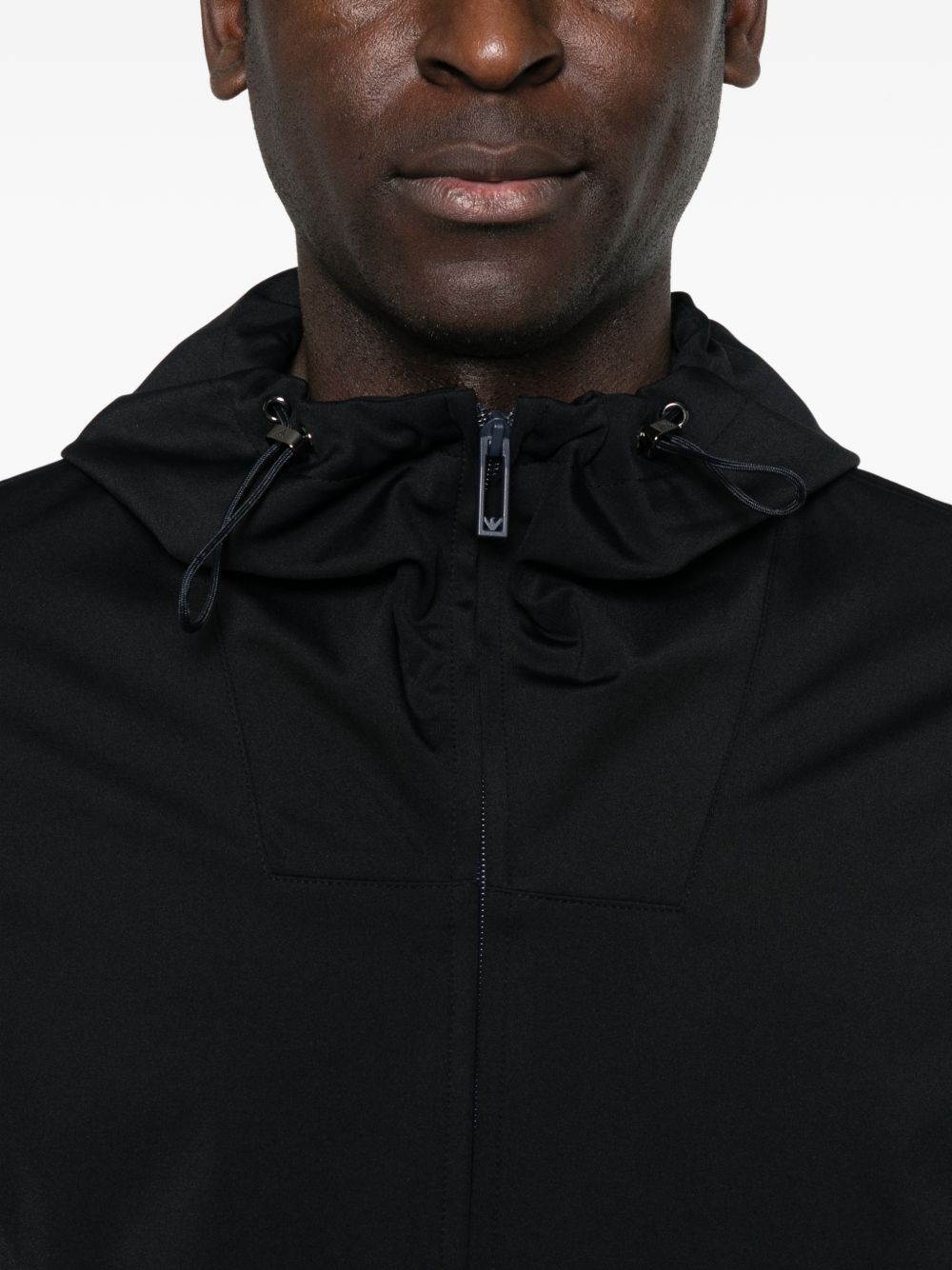 Emporio Armani Nylon hooded jacket