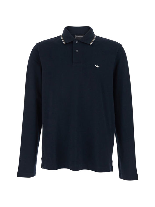 Emporio Armani Logo cotton polo shirt