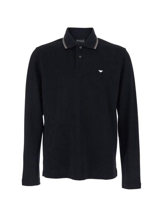 Emporio Armani Logo cotton polo shirt