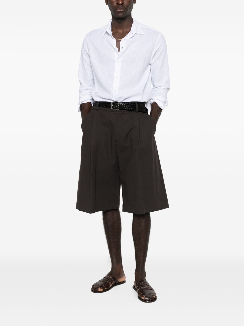 Emporio Armani Linen blend shirt
