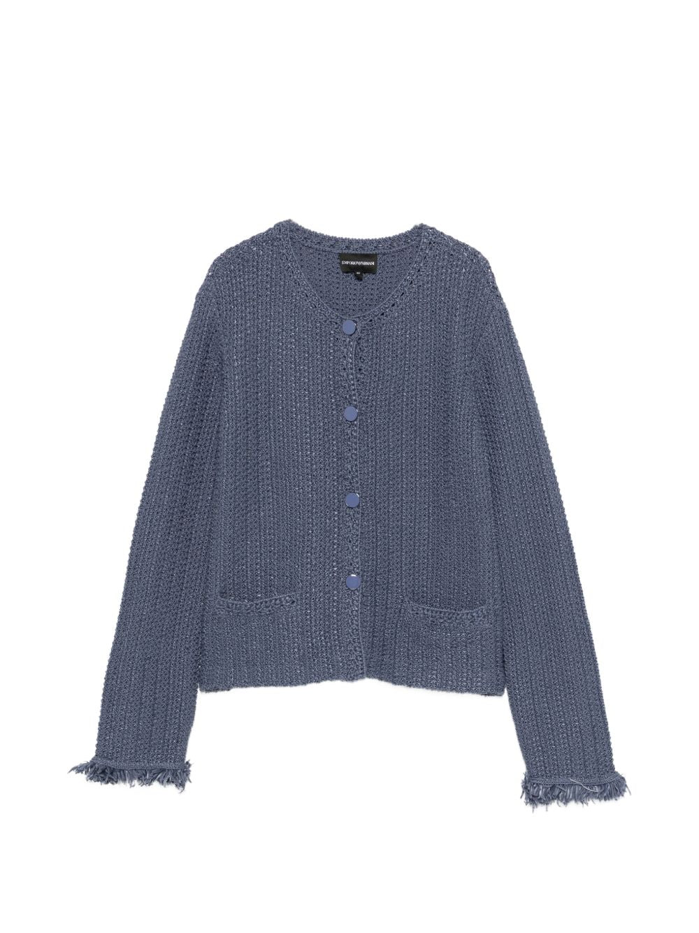 Emporio Armani Cotton blend blazer jacket