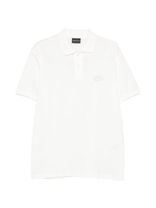 Emporio Armani Logo cotton polo shirt