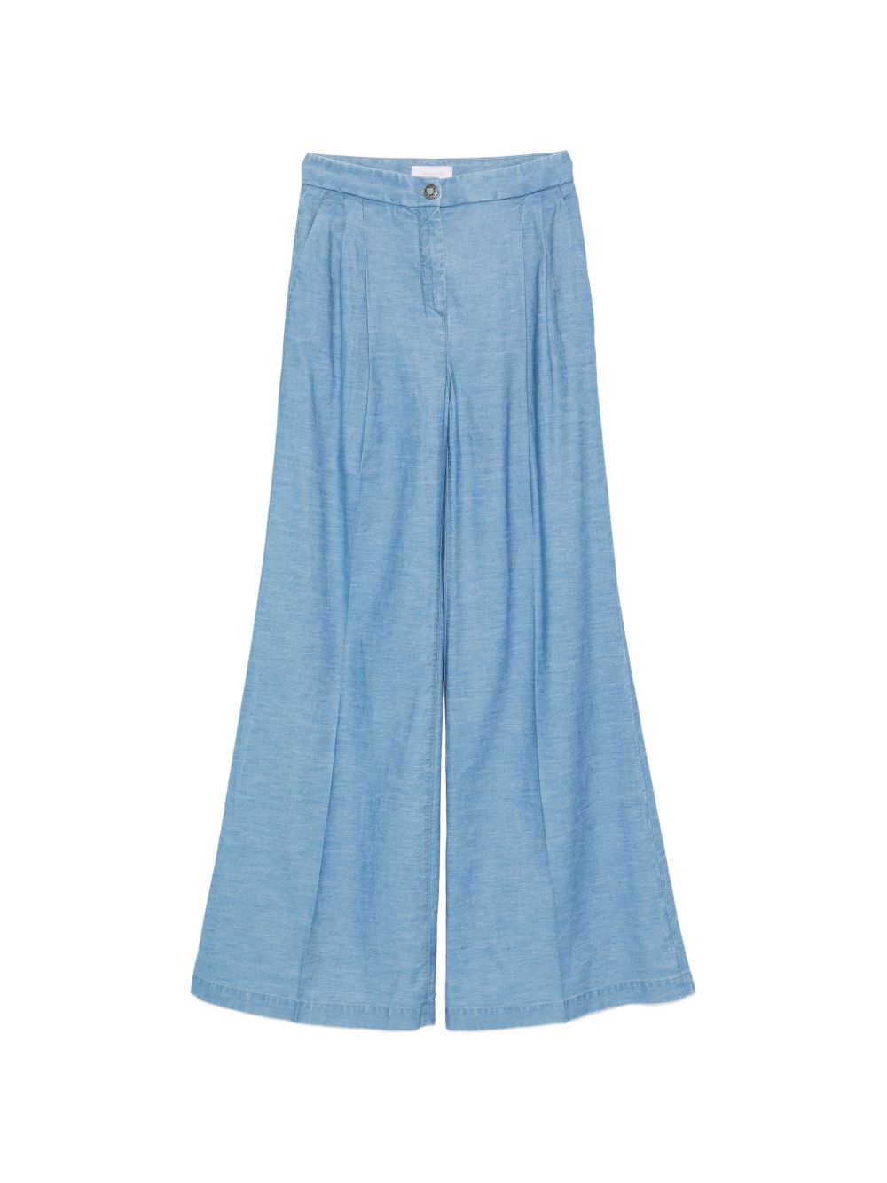 Via Masini 80 Cotton flared trousers
