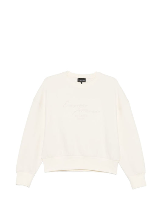 Emporio Armani Cotton crewneck sweatshirt
