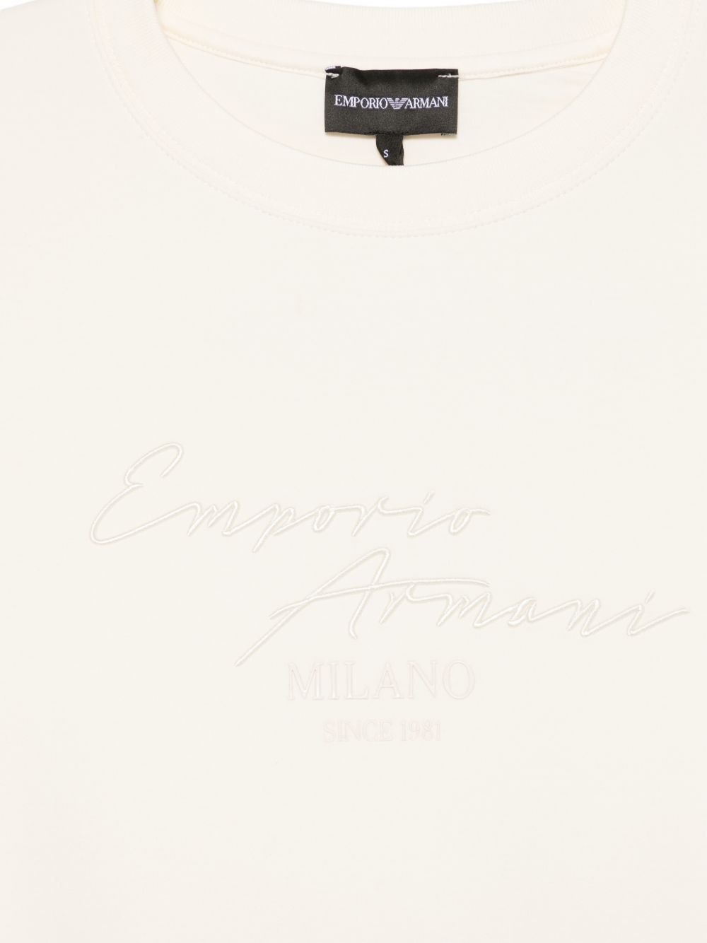 Emporio Armani Cotton crewneck sweatshirt