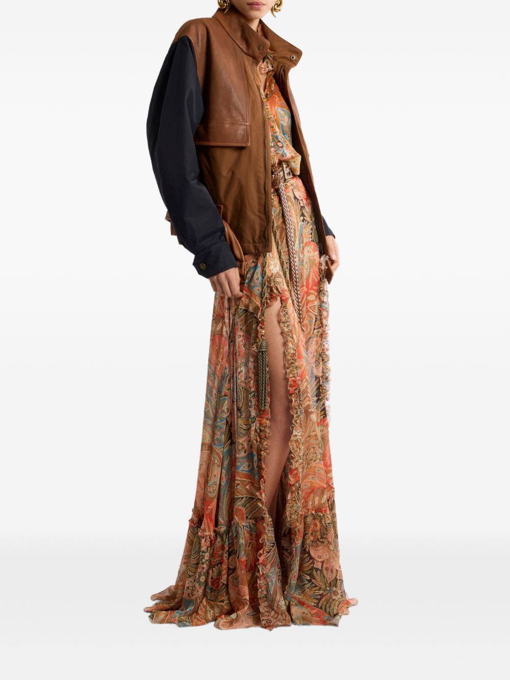 Etro Printed silk shirt