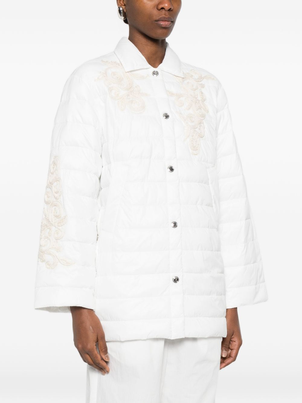 Ermanno Firenze Quilted nylon down jacket