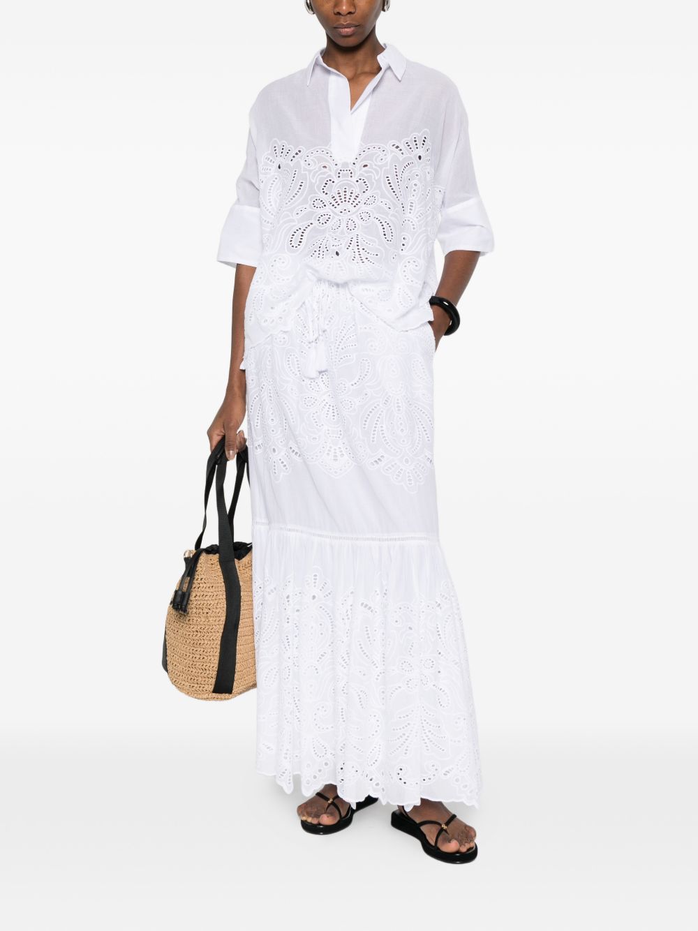 Ermanno Firenze Cotton long skirt