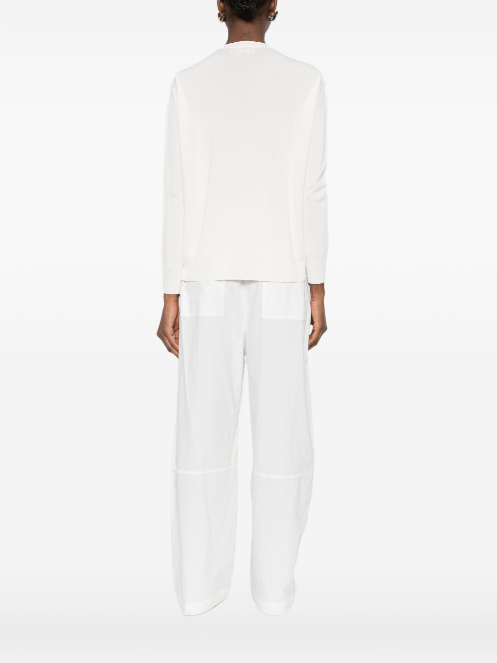 Ermanno Firenze Embroidered cotton sweater