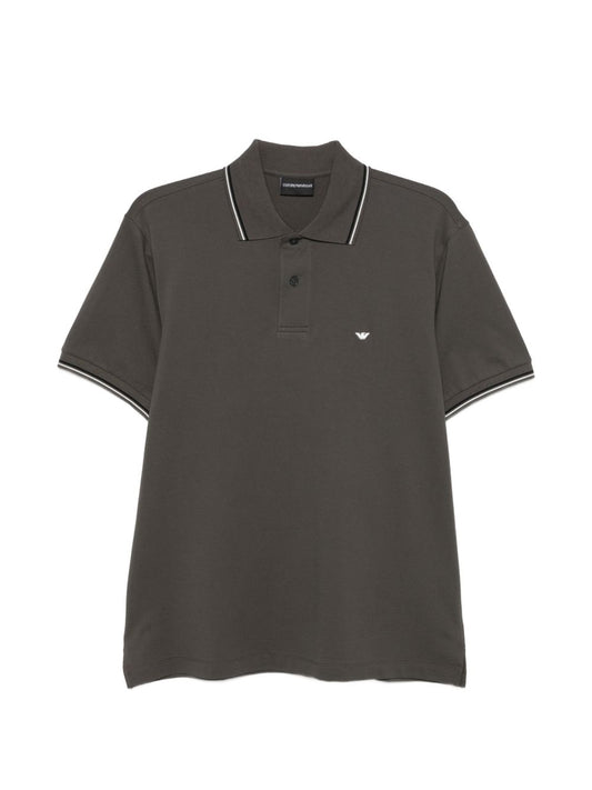 Emporio Armani Logo cotton polo shirt