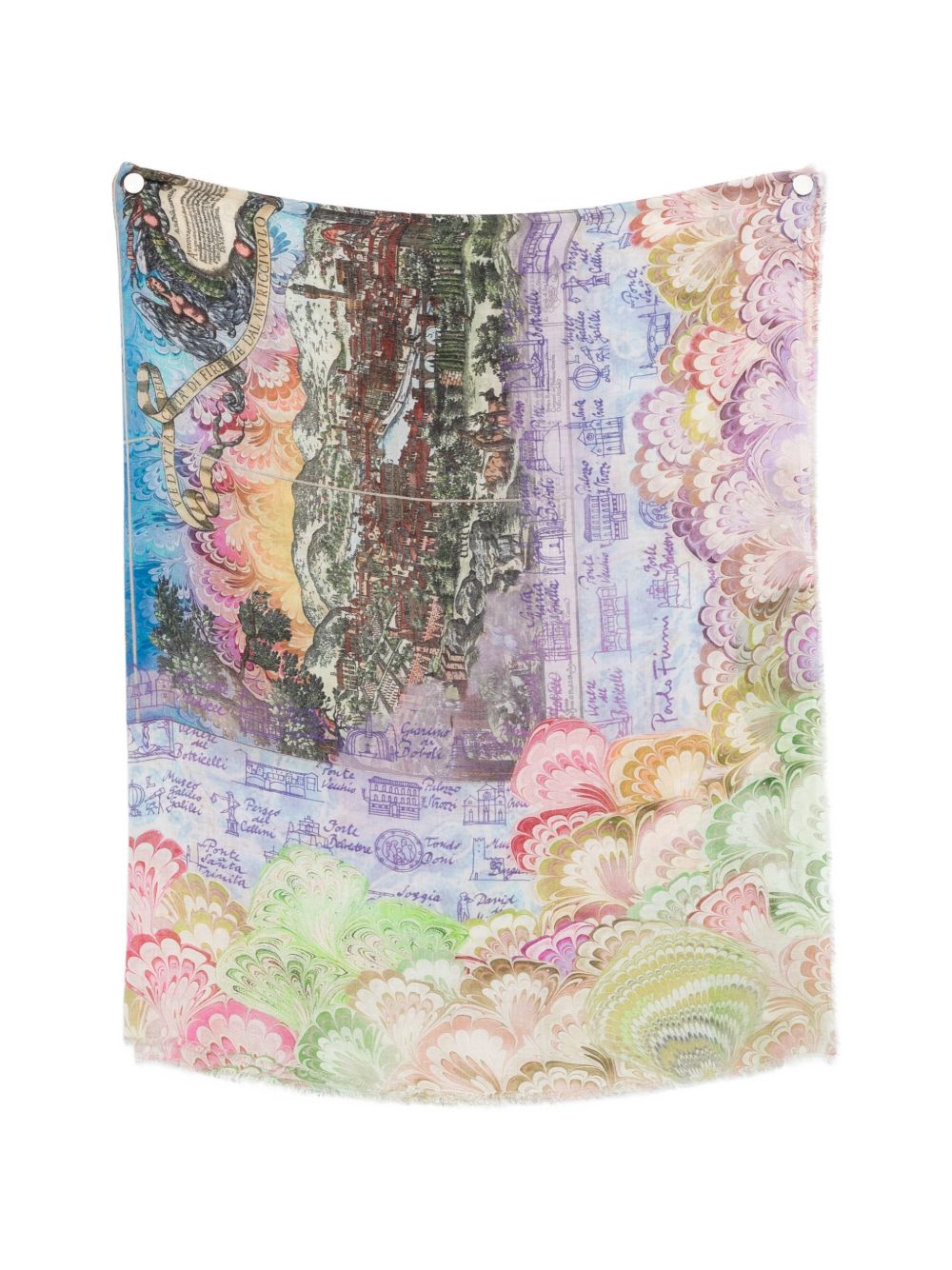 Faliero Sarti Fiorentina silk blend stole