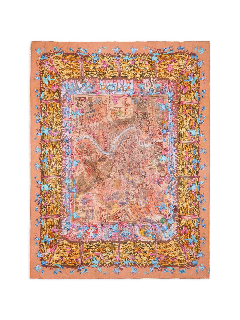 Faliero Sarti New Roma silk blend stole