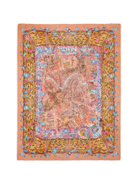Faliero Sarti New Roma silk blend stole