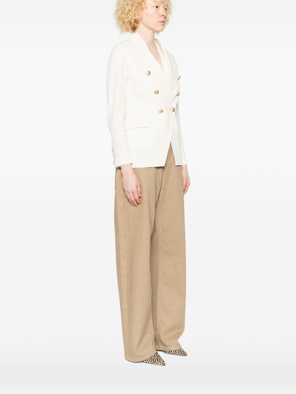 Circolo 1901 Cotton double-breasted jacket
