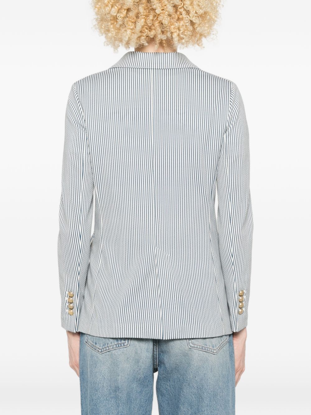 Circolo 1901 Striped double-breasted jacket