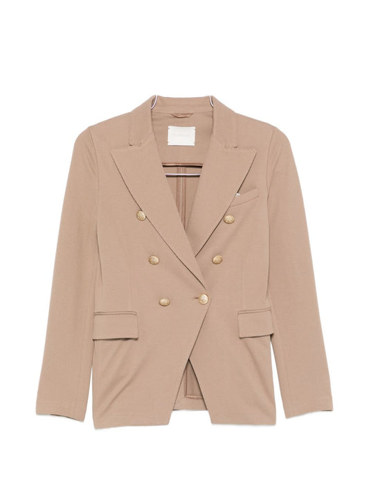 Circolo 1901 Cotton double-breasted jacket