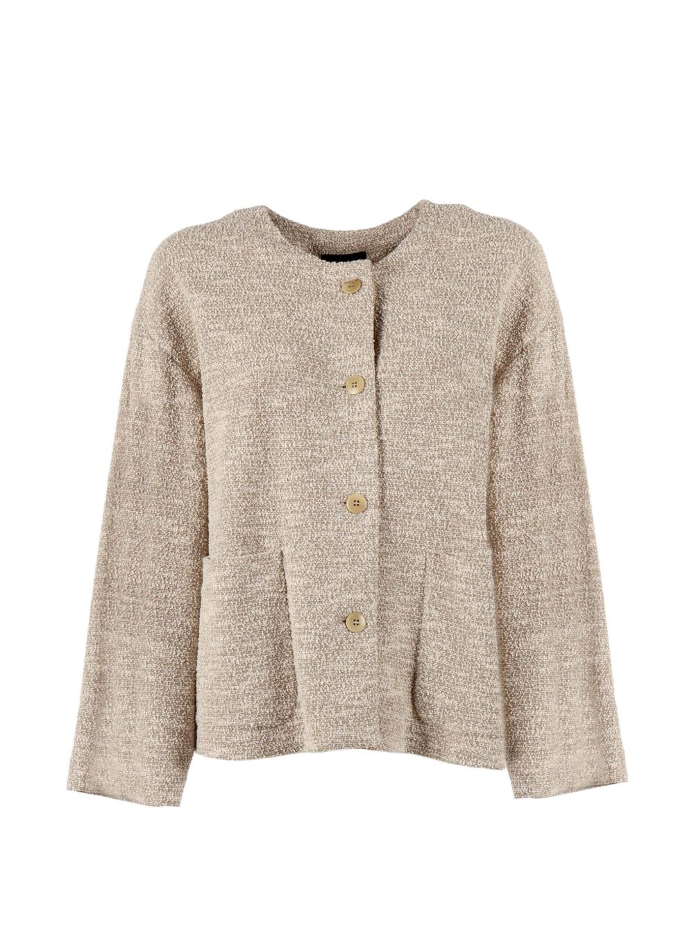 Emporio Armani Cotton blend blazer jacket