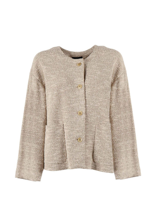 Emporio Armani Cotton blend blazer jacket