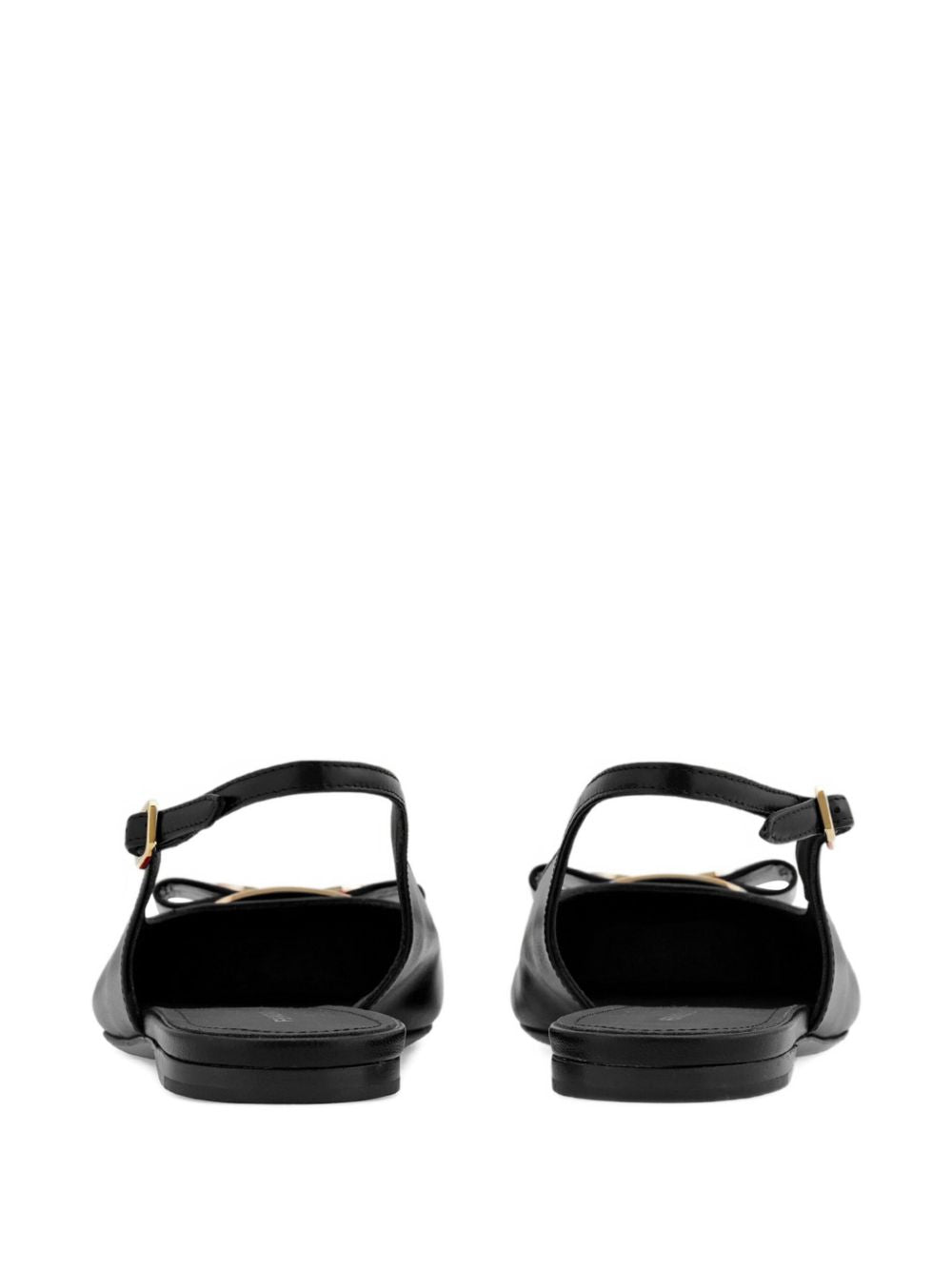 Ferragamo New Vara Plate Flat Slingback