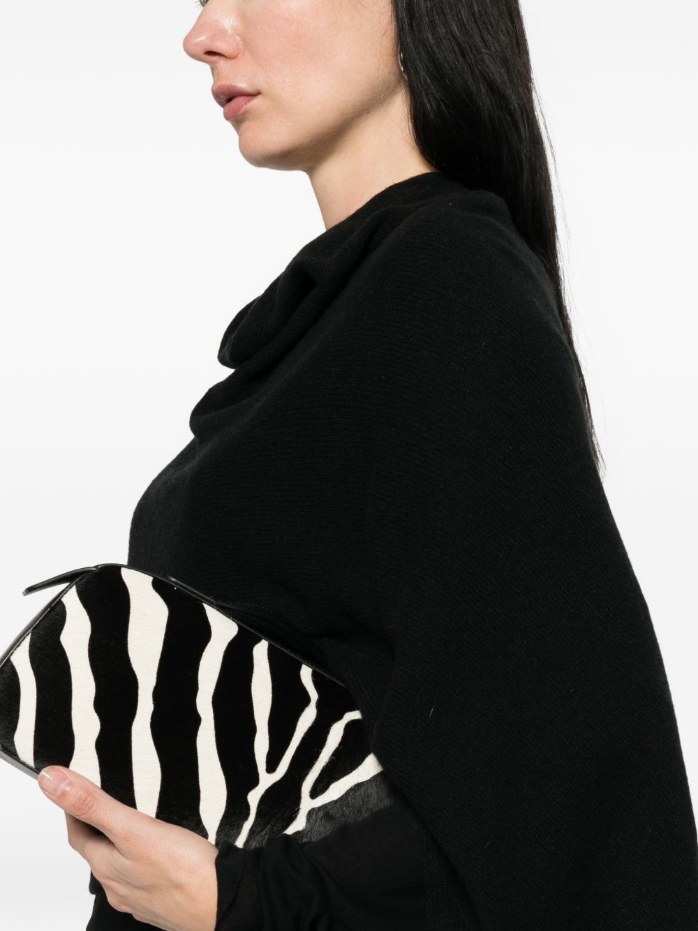 Beyou V-neck cashmere Cashmere poncho