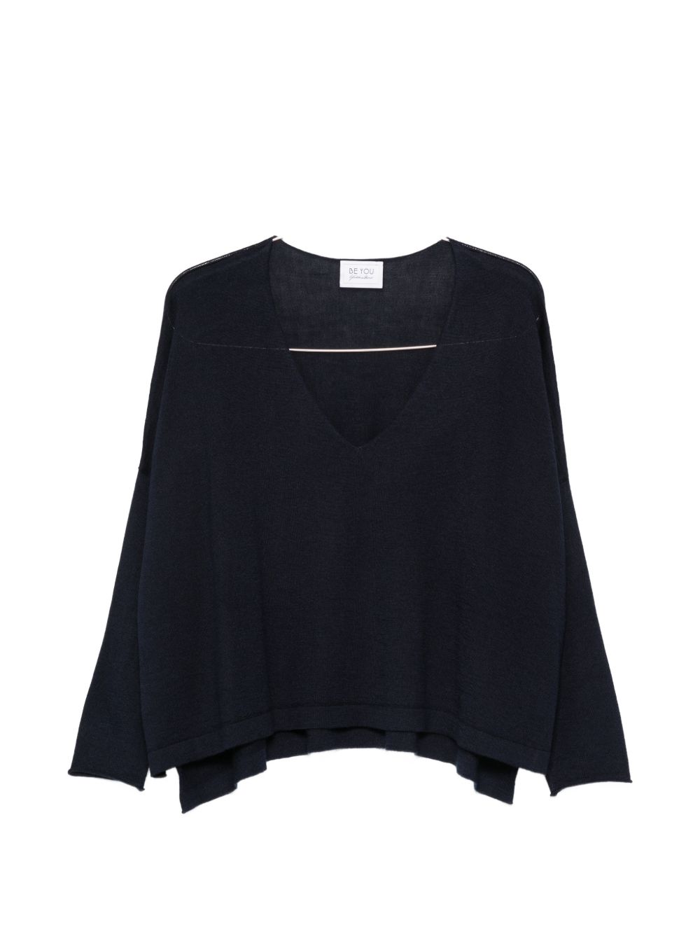 Beyou Cashmere and silk v-necked sweater
