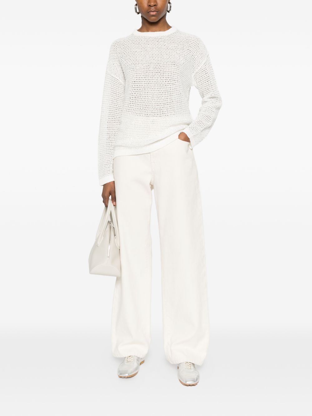 Fabiana Filippi Cotton crewneck sweater