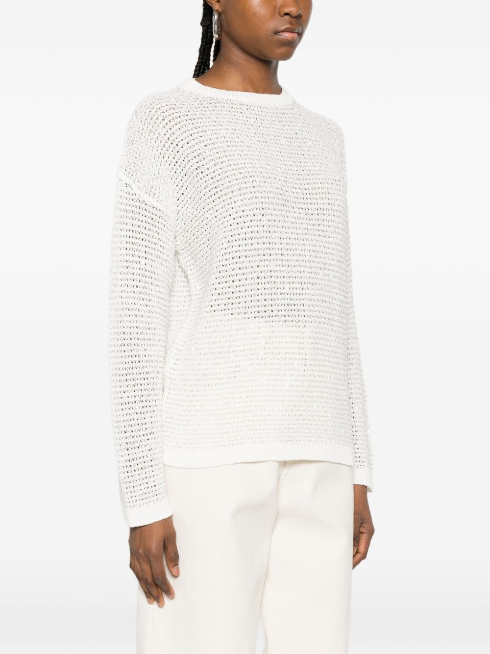 Fabiana Filippi Cotton crewneck sweater