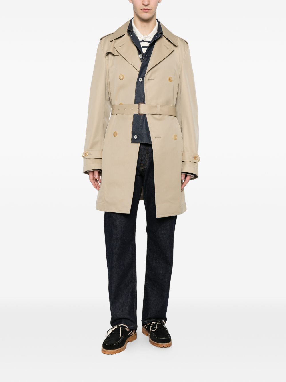 Junya Watanabe Cotton double-breasted coat