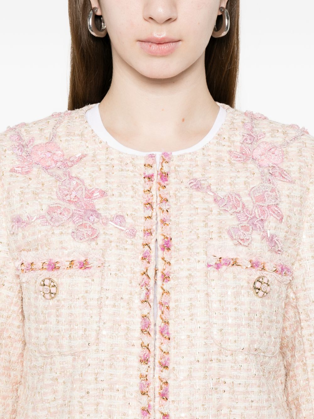 Minime Paris Cotton blend crewneck jacket