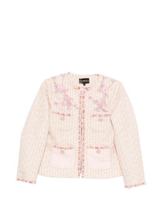 Minime Paris Cotton blend crewneck jacket