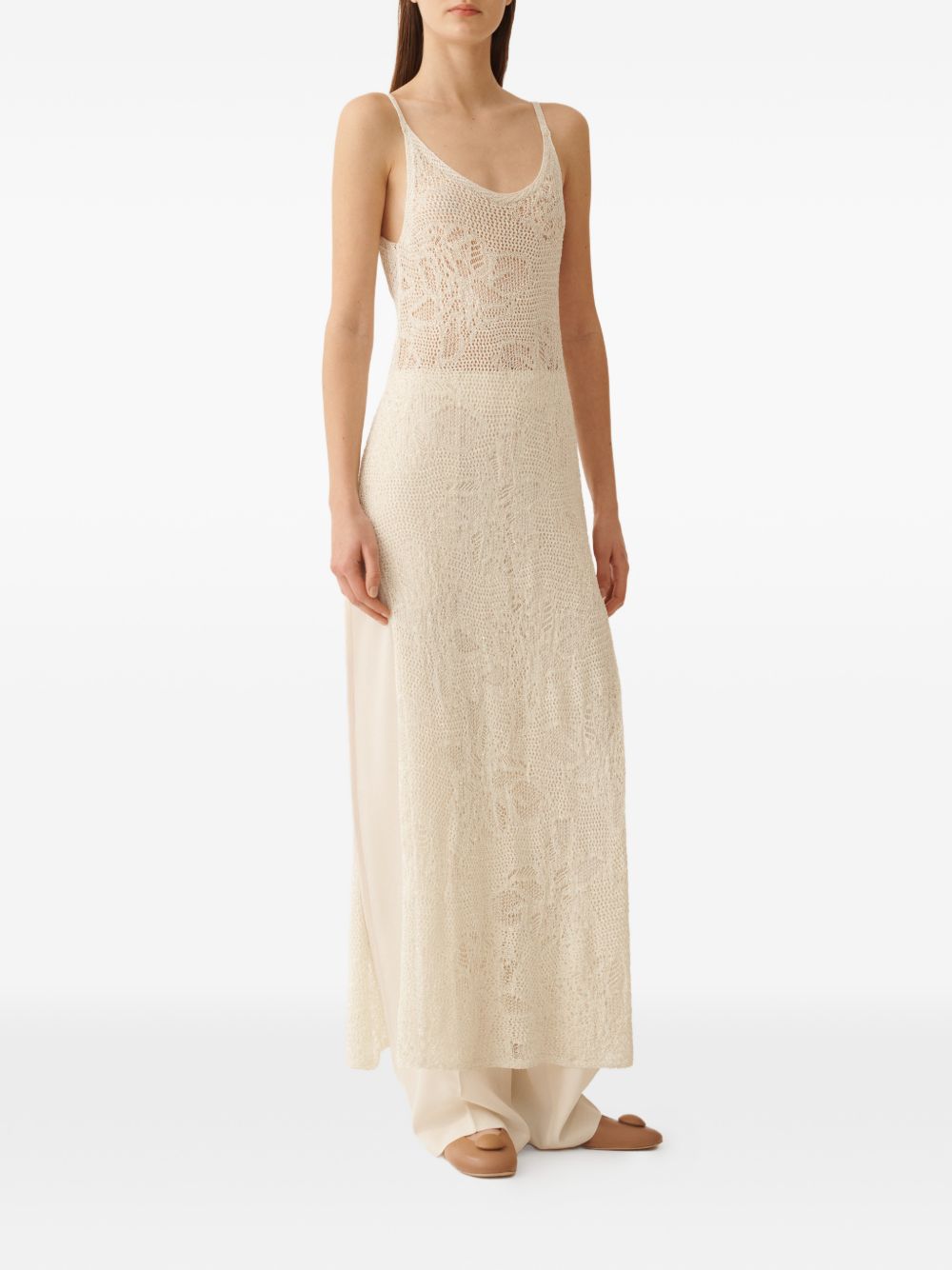 Fabiana Filippi Crochet midi dress