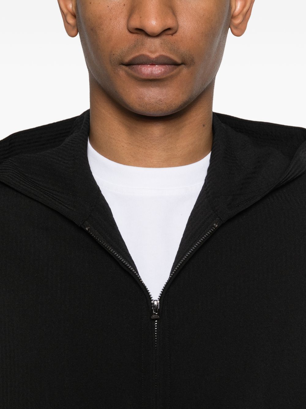Emporio Armani Hooded blouson jacket