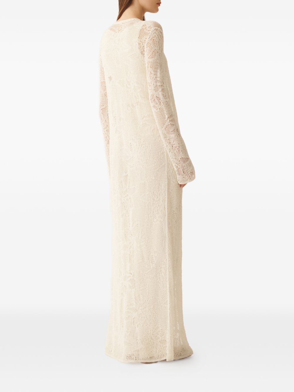 Fabiana Filippi Crochet long cardigan