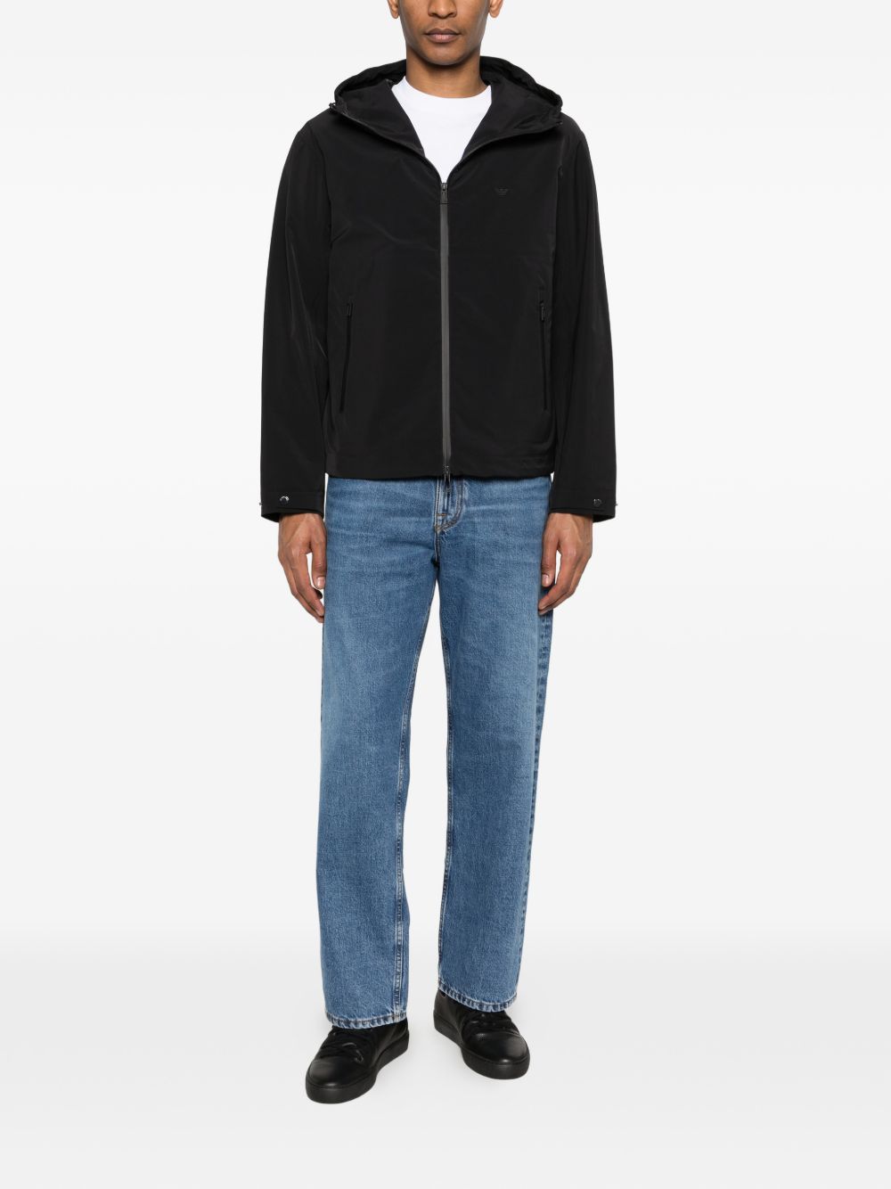 Emporio Armani Hooded blouson jacket