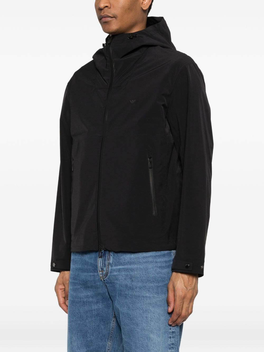 Emporio Armani Hooded blouson jacket