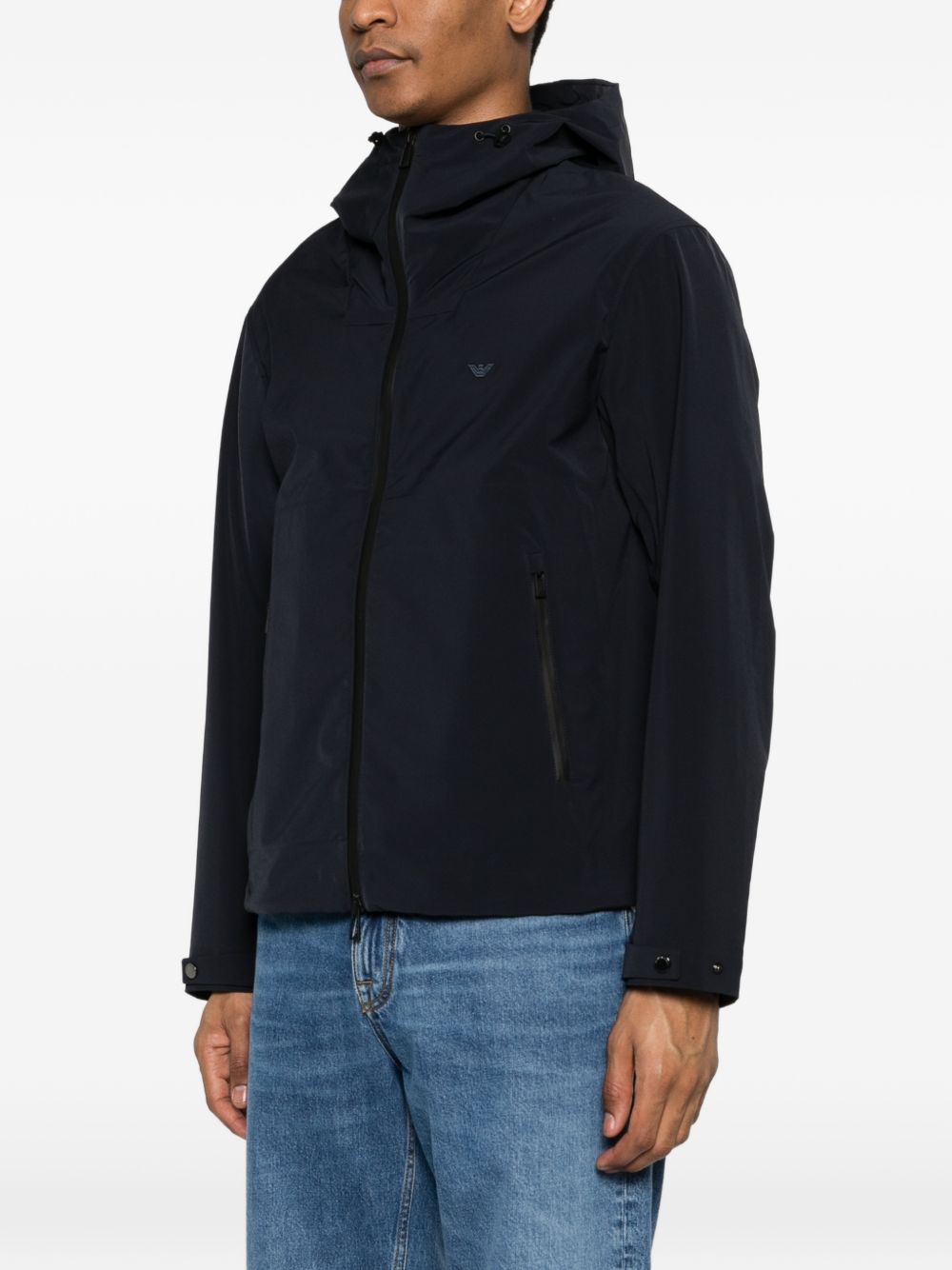 Emporio Armani Hooded blouson jacket