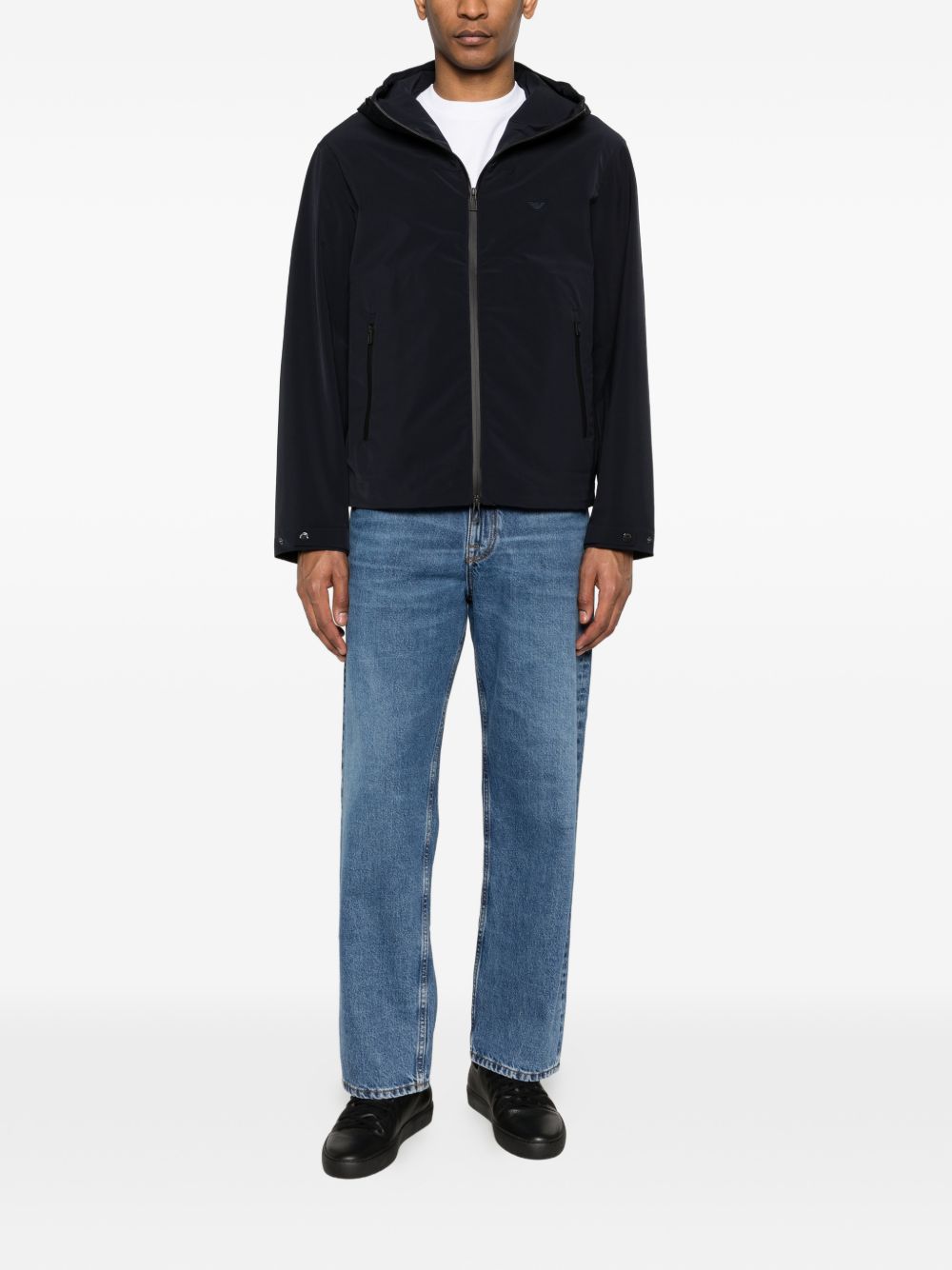 Emporio Armani Hooded blouson jacket