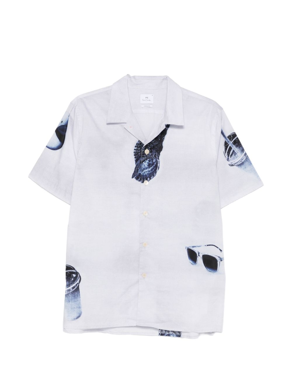 Paul Smith Sunbleached Snaps cotton shirt