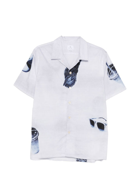 Paul Smith Sunbleached Snaps cotton shirt