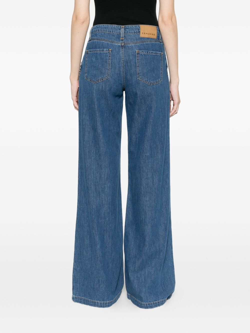 Ermanno Firenze Flared leg denim jeans